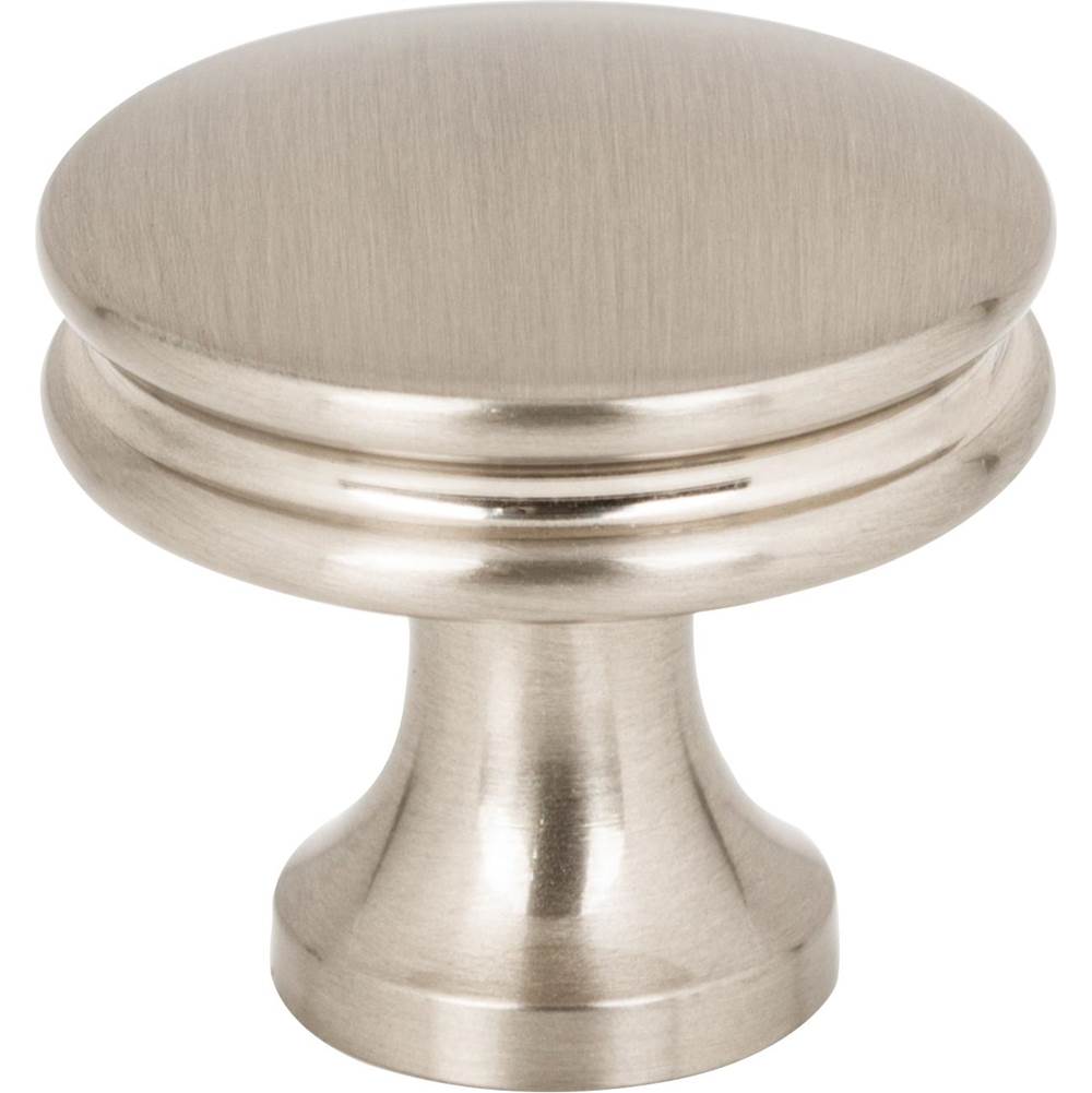 Jeffrey Alexander - 1-1/4'' Diameter Satin Nickel Marie Cabinet Knob - Satin Nickel
