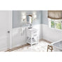 Jeffrey Alexander - 24'' White Wavecrest Vanity - White