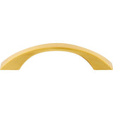 96 mm Center-to-Center Brushed Gold Flared Philip Cabinet Pull