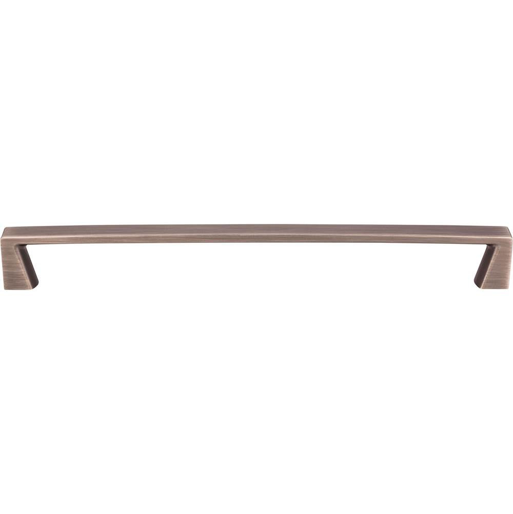 224 mm Center-to-Center Brushed Pewter Square Boswell Cabinet Pull