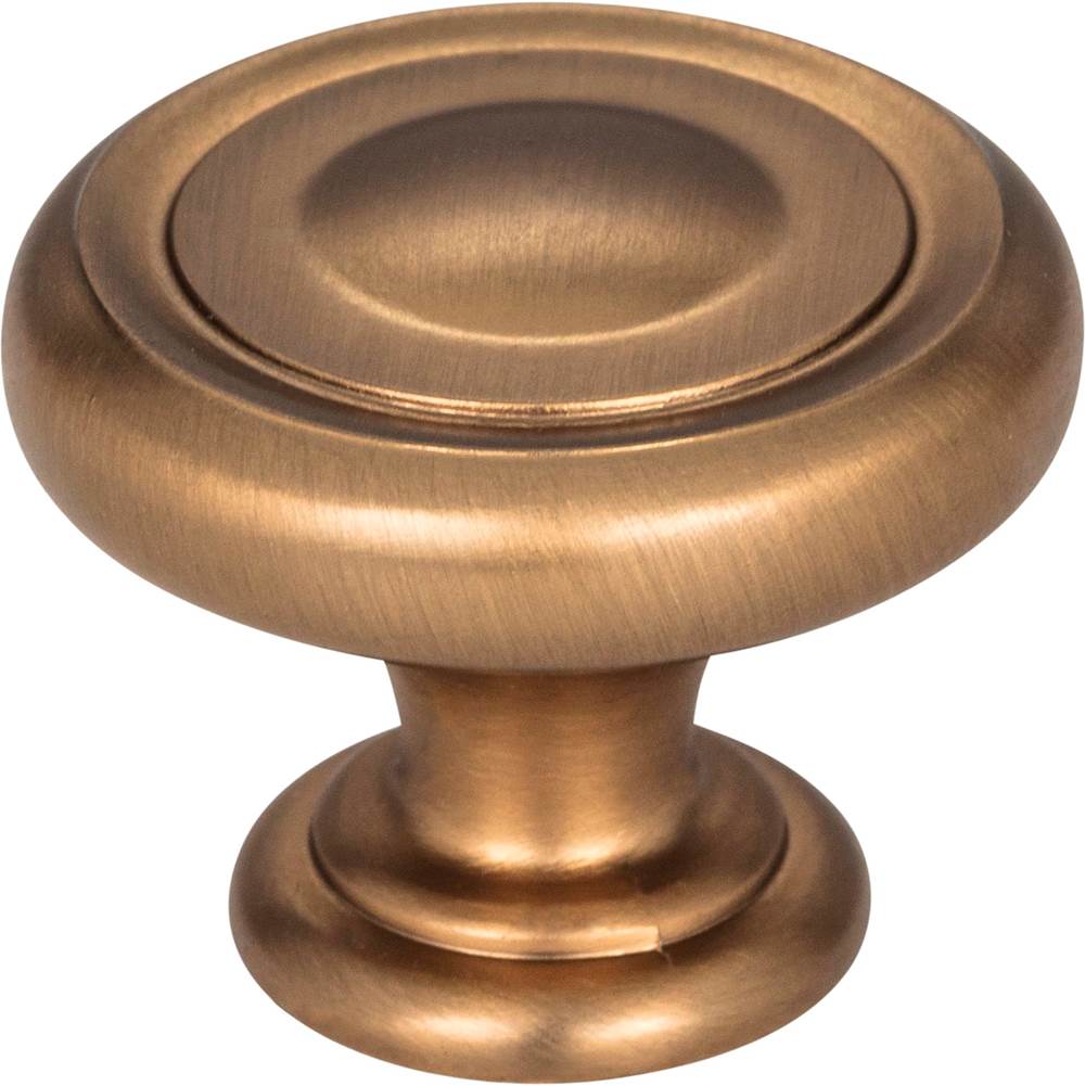 Jeffrey Alexander - 1-1/4'' Diameter Satin Bronze Bremen 1 Cabinet Knob - Satin Bronze