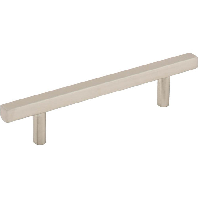 Jeffrey Alexander - 96 mm Center-to-Center Satin Nickel Square Dominique Cabinet Bar Pull - Satin Nickel