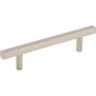 Jeffrey Alexander - 96 mm Center-to-Center Satin Nickel Square Dominique Cabinet Bar Pull - Satin Nickel