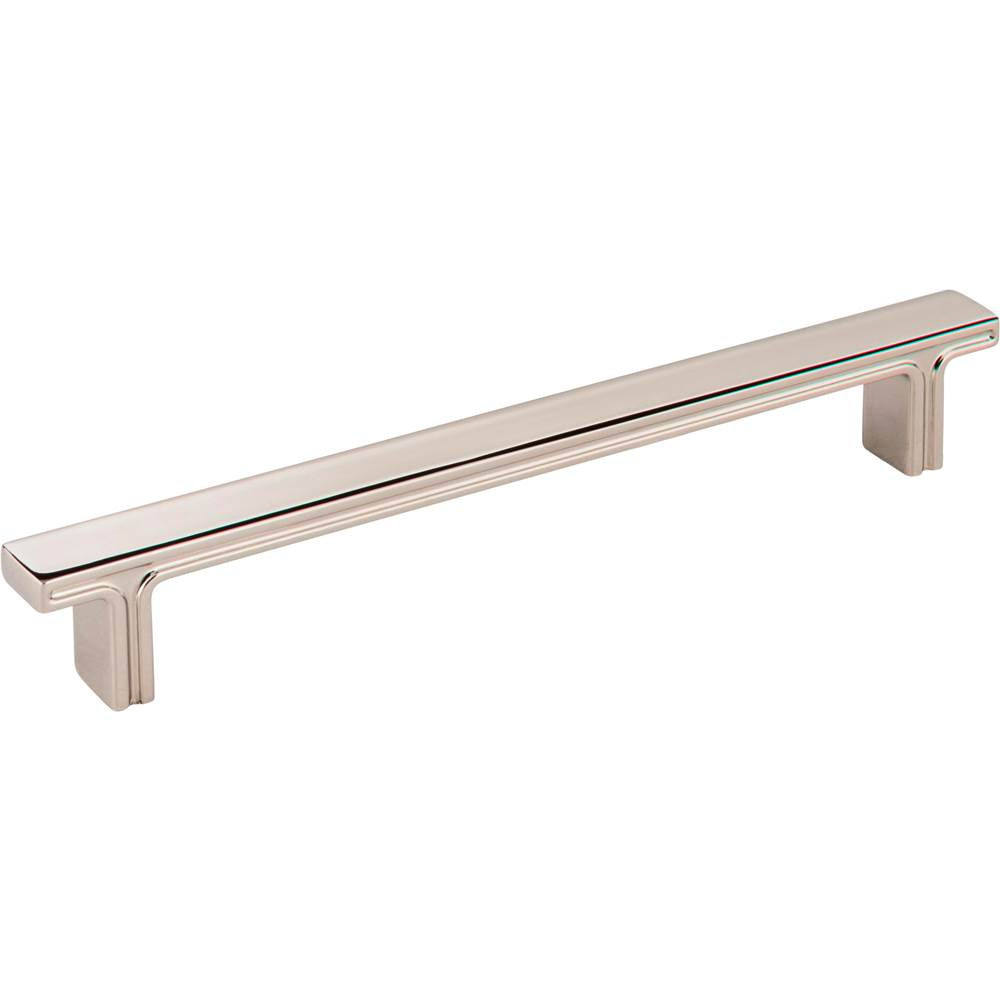 Jeffrey Alexander - 160 mm Center-to-Center Polished Nickel Square Anwick Cabinet Pull - Polished Nickel