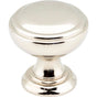 Jeffrey Alexander - 1-1/4'' Diameter Polished Nickel Tiffany Cabinet Knob - Polished Nickel