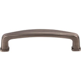 96 mm Center-to-Center Brushed Pewter Square Milan 1 Cabinet Pull