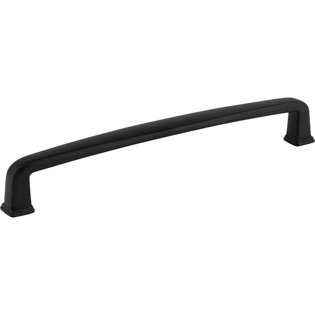 Jeffrey Alexander - 160 mm Center-to-Center Matte Black Square Milan 1 Cabinet Pull - Matte Black