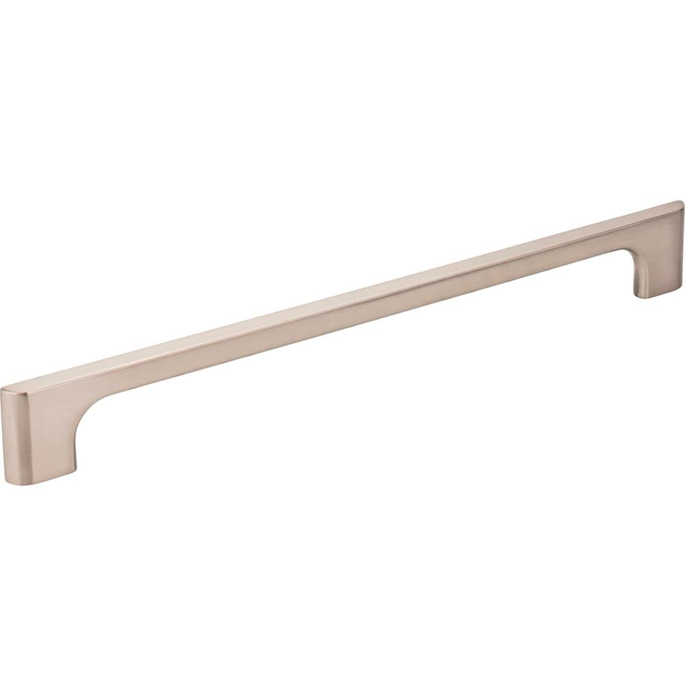 Jeffrey Alexander - 224 mm Center-to-Center Satin Nickel Asymmetrical Leyton Cabinet Pull - Satin Nickel