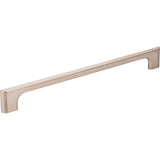 Jeffrey Alexander - 224 mm Center-to-Center Satin Nickel Asymmetrical Leyton Cabinet Pull - Satin Nickel