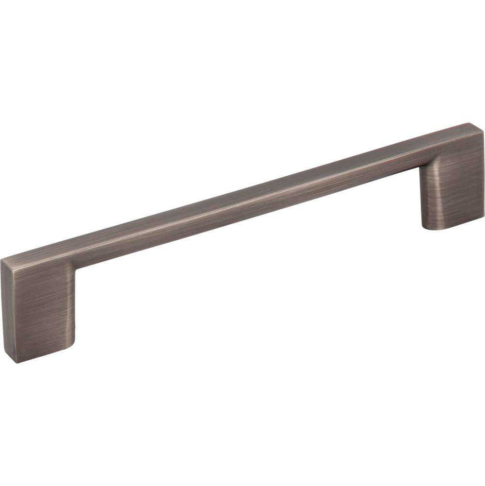 Jeffrey Alexander - 128 mm Center-to-Center Brushed Pewter Square Sutton Cabinet Bar Pull - Brushed Pewter