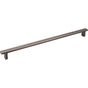 Jeffrey Alexander - 320 mm Center-to-Center Brushed Pewter Square Anwick Cabinet Pull - Brushed Pewter