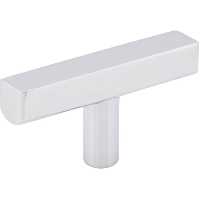 Jeffrey Alexander - 2-1/4'' Polished Chrome Dominique Cabinet ''T'' Knob - Polished Chrome