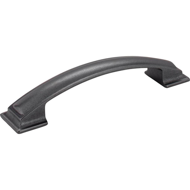 Jeffrey Alexander - 128 mm Center-to-Center Gun Metal Square Annadale Cabinet Pull - Gun Metal