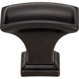 1-1/2'' Overall Length Matte Black Rectangle Annadale Cabinet Knob