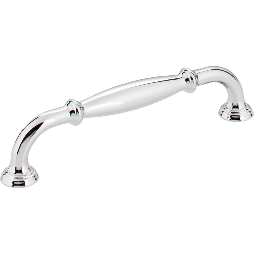 Jeffrey Alexander - 128 mm Center-to-Center Polished Chrome Tiffany Cabinet Pull - Polished Chrome