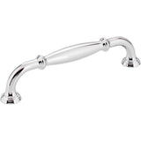 Jeffrey Alexander - 128 mm Center-to-Center Polished Chrome Tiffany Cabinet Pull - Polished Chrome