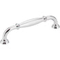 Jeffrey Alexander - 128 mm Center-to-Center Polished Chrome Tiffany Cabinet Pull - Polished Chrome