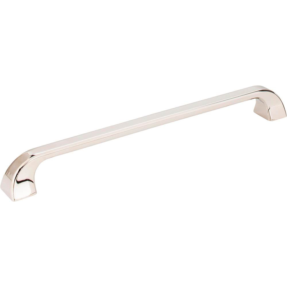 Jeffrey Alexander - 224 mm Center-to-Center Polished Nickel Square Marlo Cabinet Pull - Polished Nickel