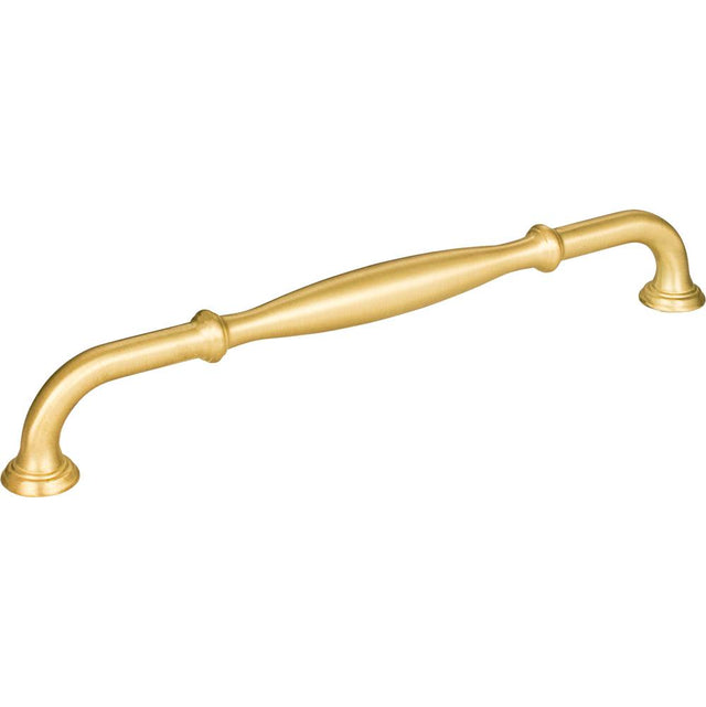 Jeffrey Alexander - 224 mm Center-to-Center Brushed Gold Tiffany Cabinet Pull - Brushed Gold