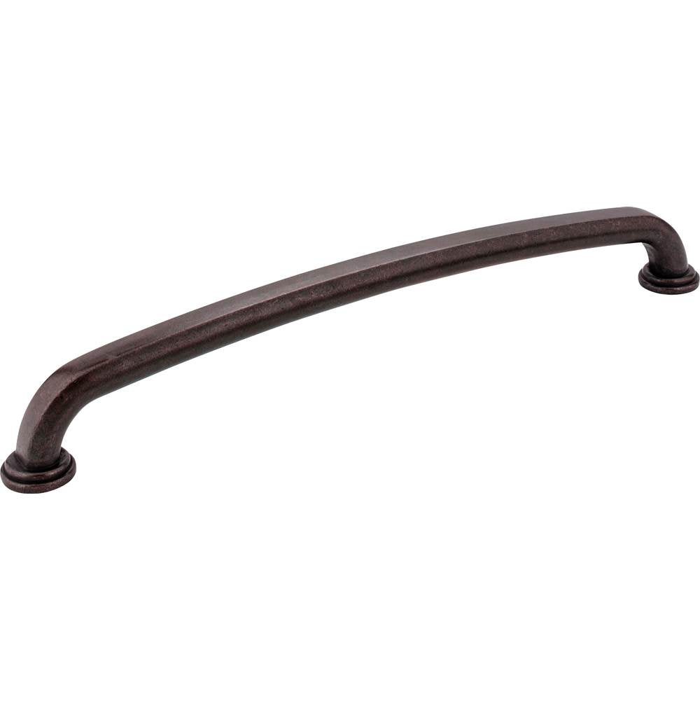 Jeffrey Alexander - 12'' Center-to-Center Distressed Oil Rubbed Bronze Bremen 1 Appliance Handle - Distressed Oil Rubbed Bronze