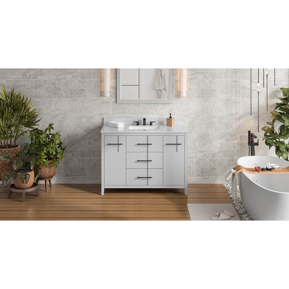 Jeffrey Alexander - 48'' Grey Katara Vanity - Grey