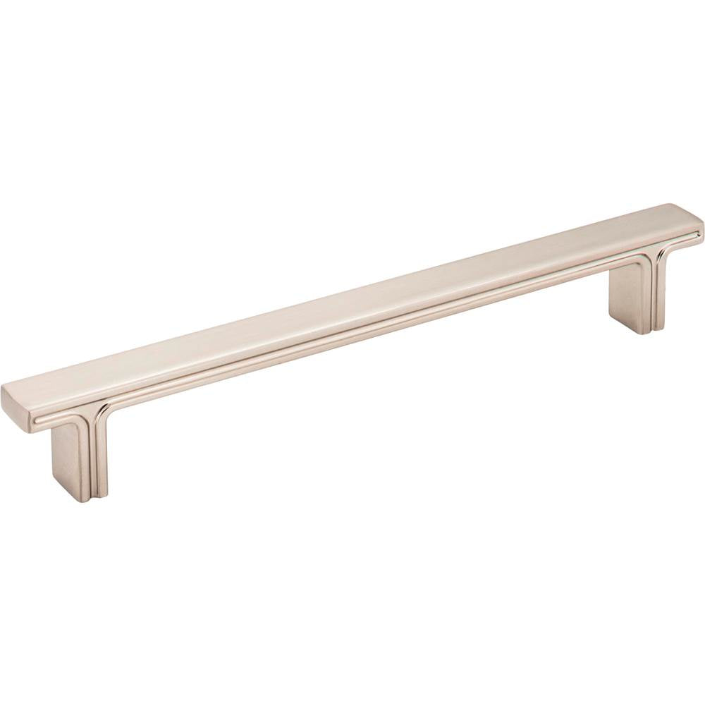Jeffrey Alexander - 160 mm Center-to-Center Satin Nickel Square Anwick Cabinet Pull - Satin Nickel