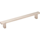 Jeffrey Alexander - 160 mm Center-to-Center Satin Nickel Square Anwick Cabinet Pull - Satin Nickel