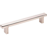 Jeffrey Alexander - 128 mm Center-to-Center Polished Nickel Square Anwick Cabinet Pull - Polished Nickel