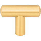 1-7/8'' Overall Length Brushed Gold Key West Cabinet Bar Pull