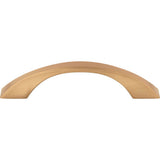 96 mm Center-to-Center Satin Bronze Flared Philip Cabinet Pull