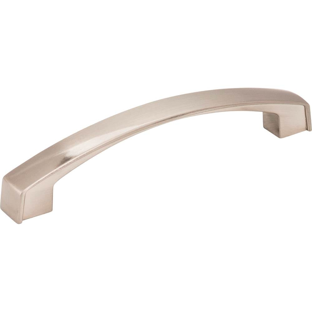 Jeffrey Alexander - 128 mm Center-to-Center Satin Nickel Square Merrick Cabinet Pull - Satin Nickel