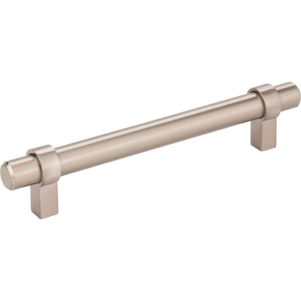Jeffrey Alexander - 128 mm Center-to-Center Satin Nickel Key Grande Cabinet Bar Pull - Satin Nickel
