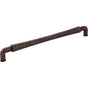 Jeffrey Alexander - 12'' Center-to-Center Distressed Oil Rubbed Bronze Barrel Bremen 2 Appliance Handle - Distressed Oil Rubbed Bronze