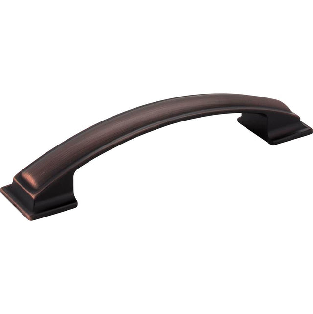 Jeffrey Alexander - 128 mm Center-to-Center Brushed Oil Rubbed Bronze Square Annadale Cabinet Pull - Brushed Oil Rubbed Bronze