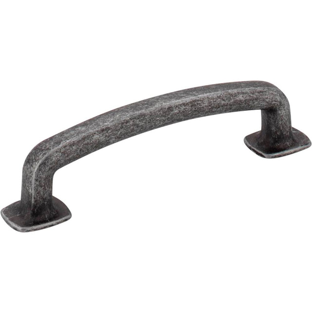 Jeffrey Alexander - 96 mm Center-to-Center Distressed Antique Silver Belcastel 1 Cabinet Pull - Distressed Antique Silver