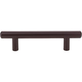 96 mm Center-to-Center Dark Bronze Key Largo Cabinet Bar Pull