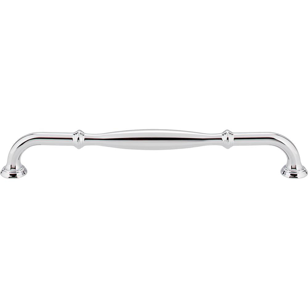 224 mm Center-to-Center Polished Chrome Tiffany Cabinet Pull