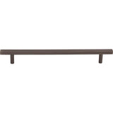 192 mm Center-to-Center Brushed Pewter Square Dominique Cabinet Bar Pull