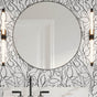 Jeffrey Alexander - 30'' x 1'' Satin Nickel Circular Metal Frame mirror - Satin Nickel