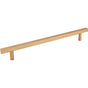 Jeffrey Alexander - 12'' Center-to-Center Satin Bronze Square Dominique Appliance Handle - Satin Bronze