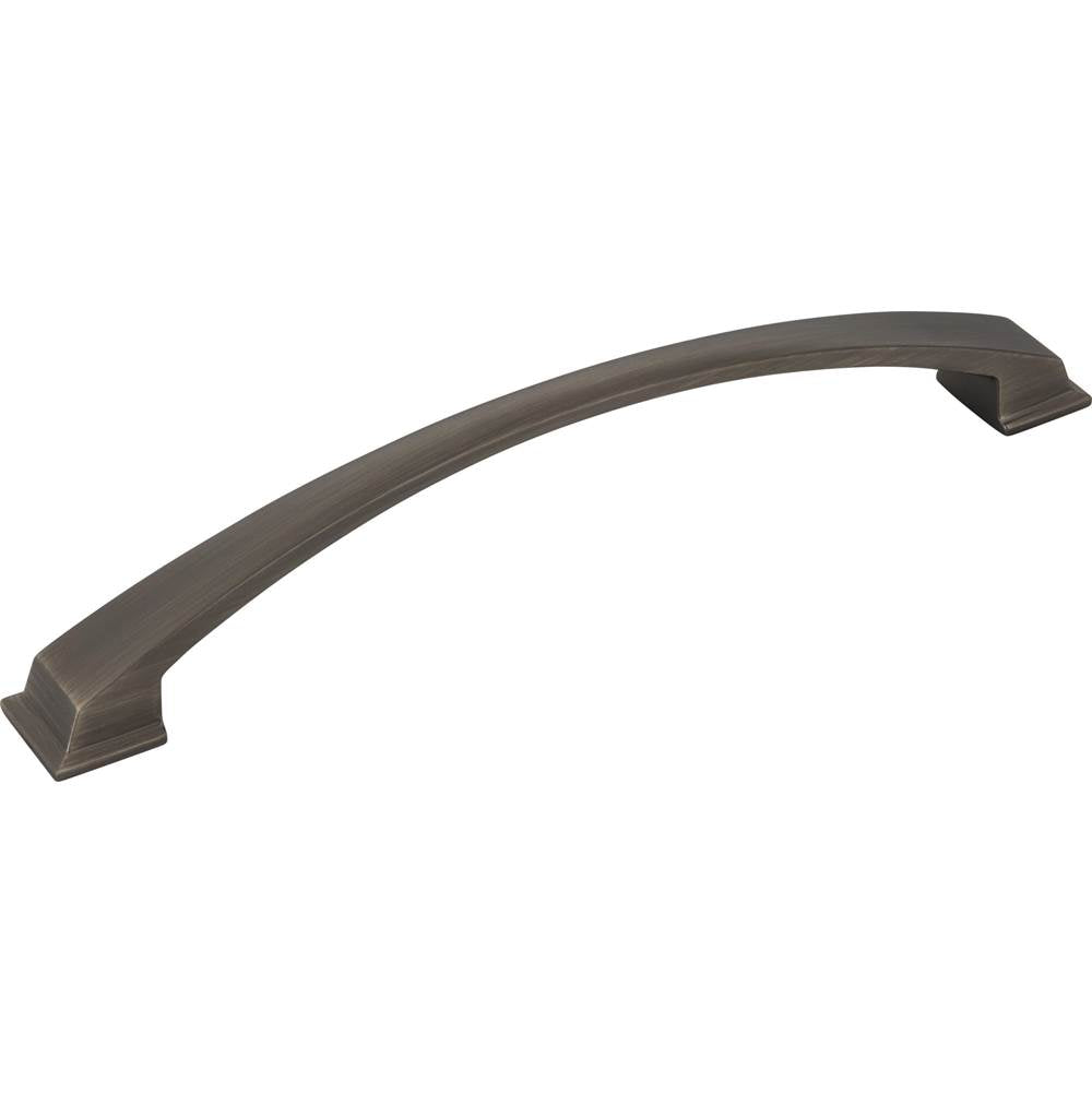 Jeffrey Alexander - 192 mm Center-to-Center Brushed Pewter Arched Roman Cabinet Pull - Brushed Pewter