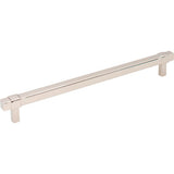 Jeffrey Alexander - 224 mm Center-to-Center Polished Nickel Square Zane Cabinet Pull - Polished Nickel