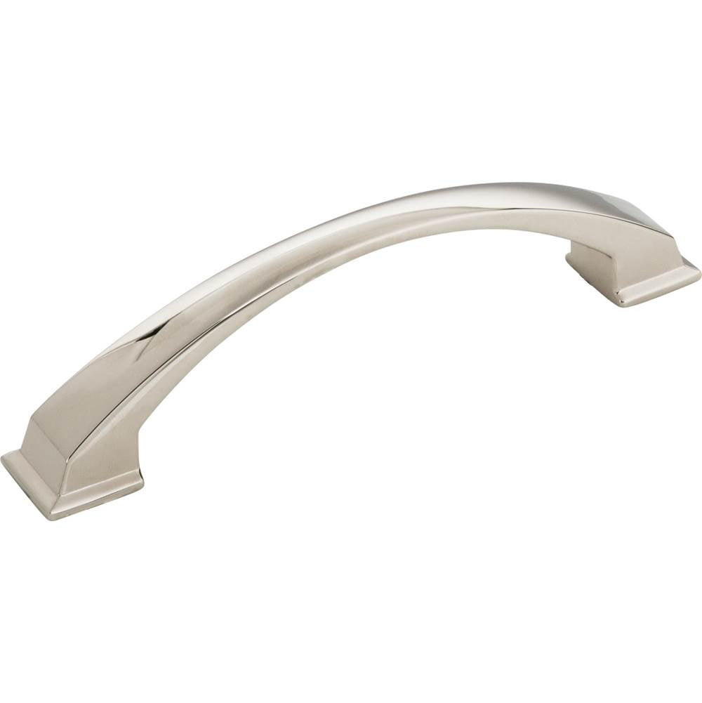 Jeffrey Alexander - 128 mm Center-to-Center Polished Nickel Arched Roman Cabinet Pull - Polished Nickel
