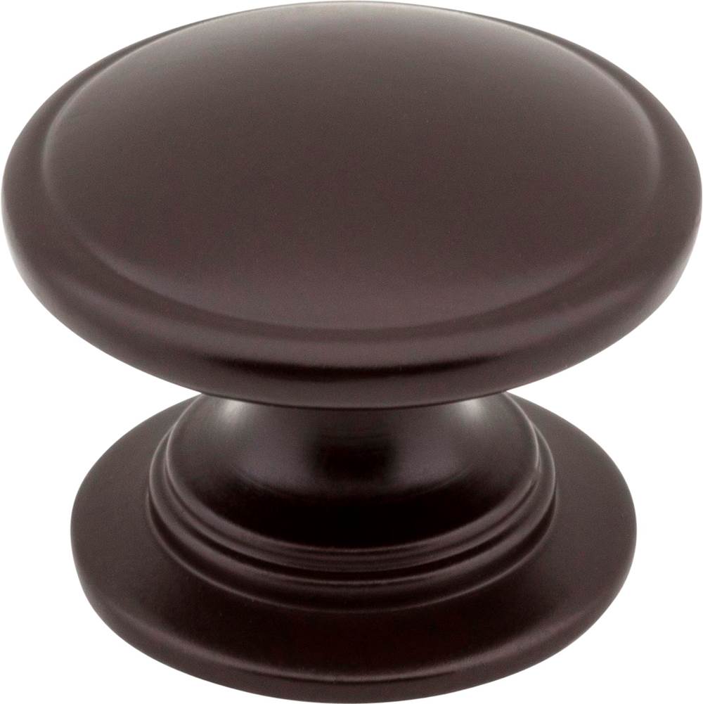 Jeffrey Alexander - 1-1/4'' Diameter Dark Bronze Durham Cabinet Knob - Dark Bronze