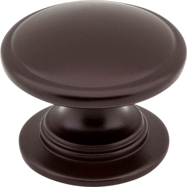 Jeffrey Alexander - 1-1/4'' Diameter Dark Bronze Durham Cabinet Knob - Dark Bronze
