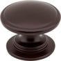 Jeffrey Alexander - 1-1/4'' Diameter Dark Bronze Durham Cabinet Knob - Dark Bronze