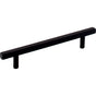 Jeffrey Alexander - 128 mm Center-to-Center Matte Black Square Dominique Cabinet Bar Pull - Matte Black