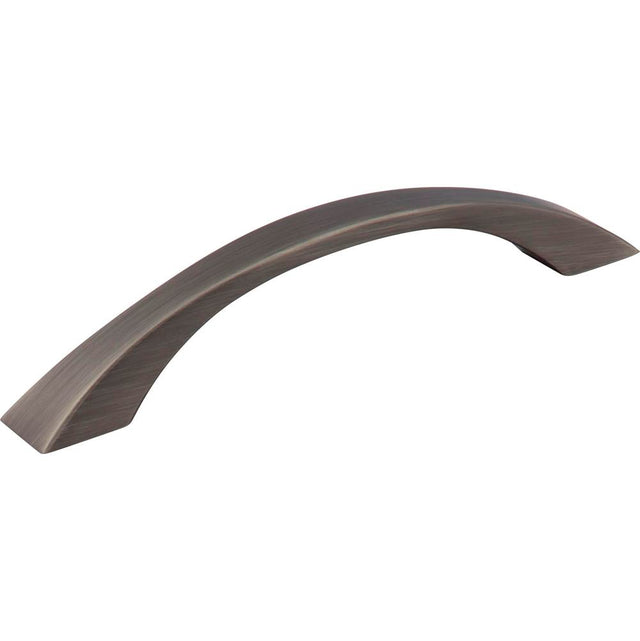 Jeffrey Alexander - 128 mm Center-to-Center Brushed Pewter Flared Philip Cabinet Pull - Brushed Pewter