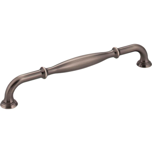 Jeffrey Alexander - 192 mm Center-to-Center Brushed Pewter Tiffany Cabinet Pull - Brushed Pewter
