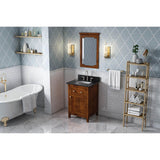 24'' Hale Blue Chatham Vanity, Black Granite Vanity Top, undermount rectangle bowl